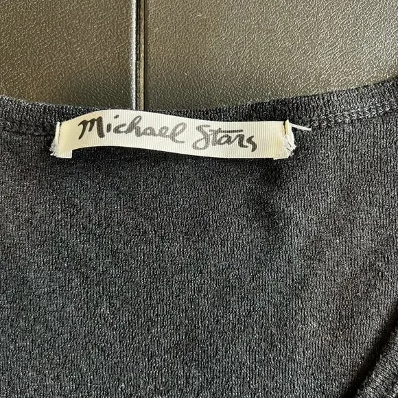 Black Michael Stars Long Sleeve T shirt - Picture 3 of 7